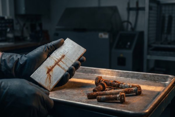 Korróziós, vegyszer- és olajállóság – Solman tesztlabor